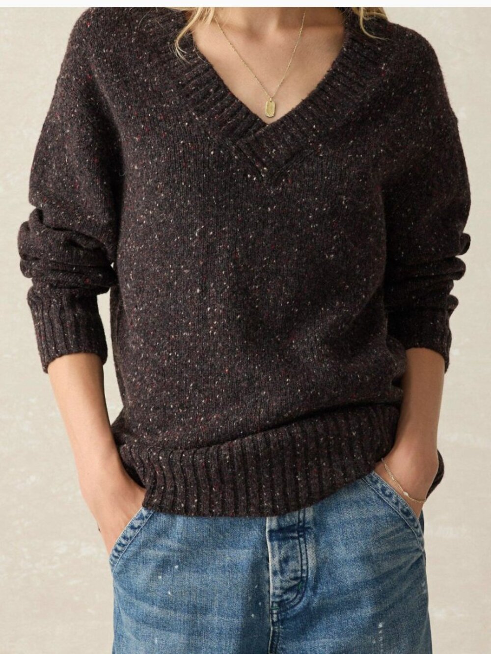 Faherty Driftwood Donegal Sweater
